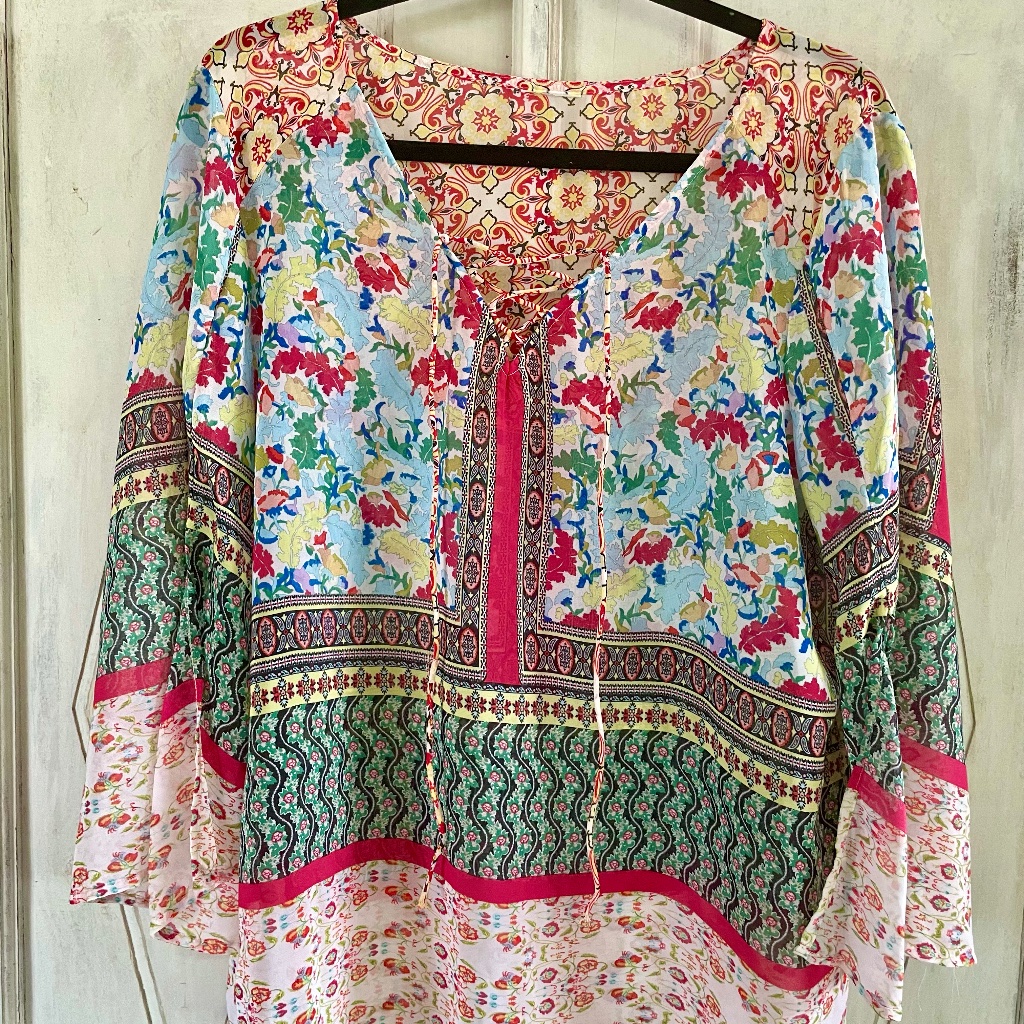 Multi-Colored Tunic - L